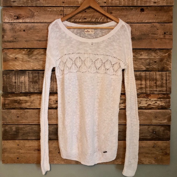 Hollister Sweaters - Hollister Long Sleeve Knit Sweater Size XS/S